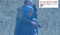 Eski eşini tabanca ile rehin aldı