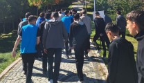 Öğrenciler sağlıklı yaşam için yürüdü