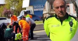 Otomobilin çarptığı polis şehit oldu