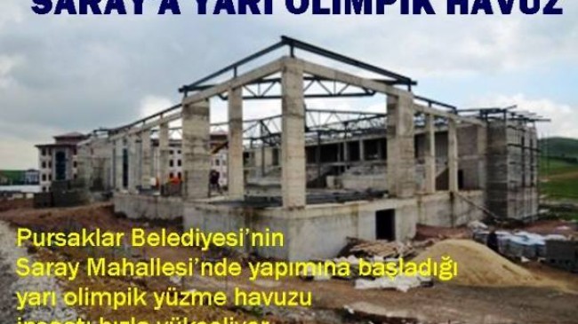 Pursaklar’a yarı olimpik yüzme havuzu