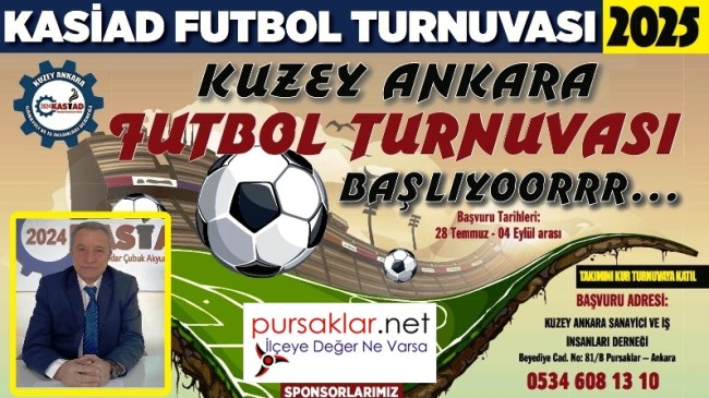 Kuzey Ankara Futbol Turnuvası başlıyor
