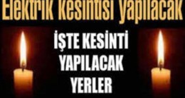 Pursaklar da Elektrik Kesintisi