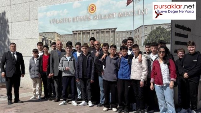 Pursaklar Borsa İstanbul MTAL’den Gazi Meclisine ziyaret