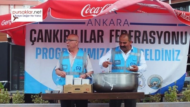 Çankırılılar Derneği Aşure İkramı Yaptı